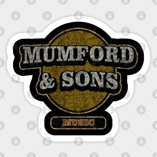 art Drawing - Mumford 24 Sticker by Rohimydesignsoncolor
